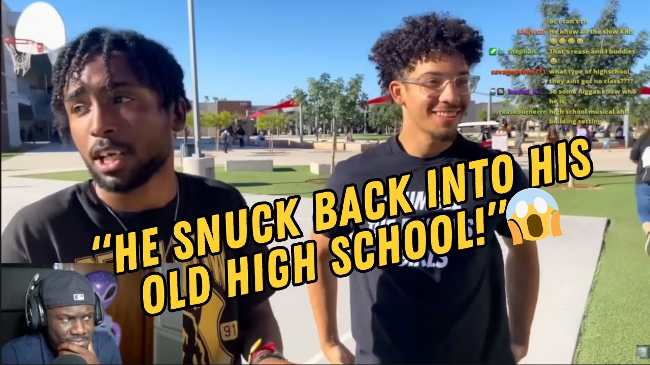 Guy Sneaks Back Into His Old Highschool On The 1st Day After Graduating!