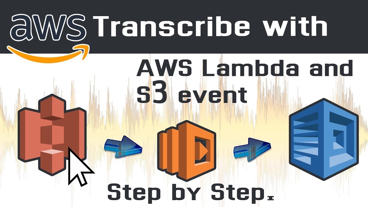 Преобразование речи в текст с помощью функции AWS Lambda из AWS S3 в AWS Transcribe