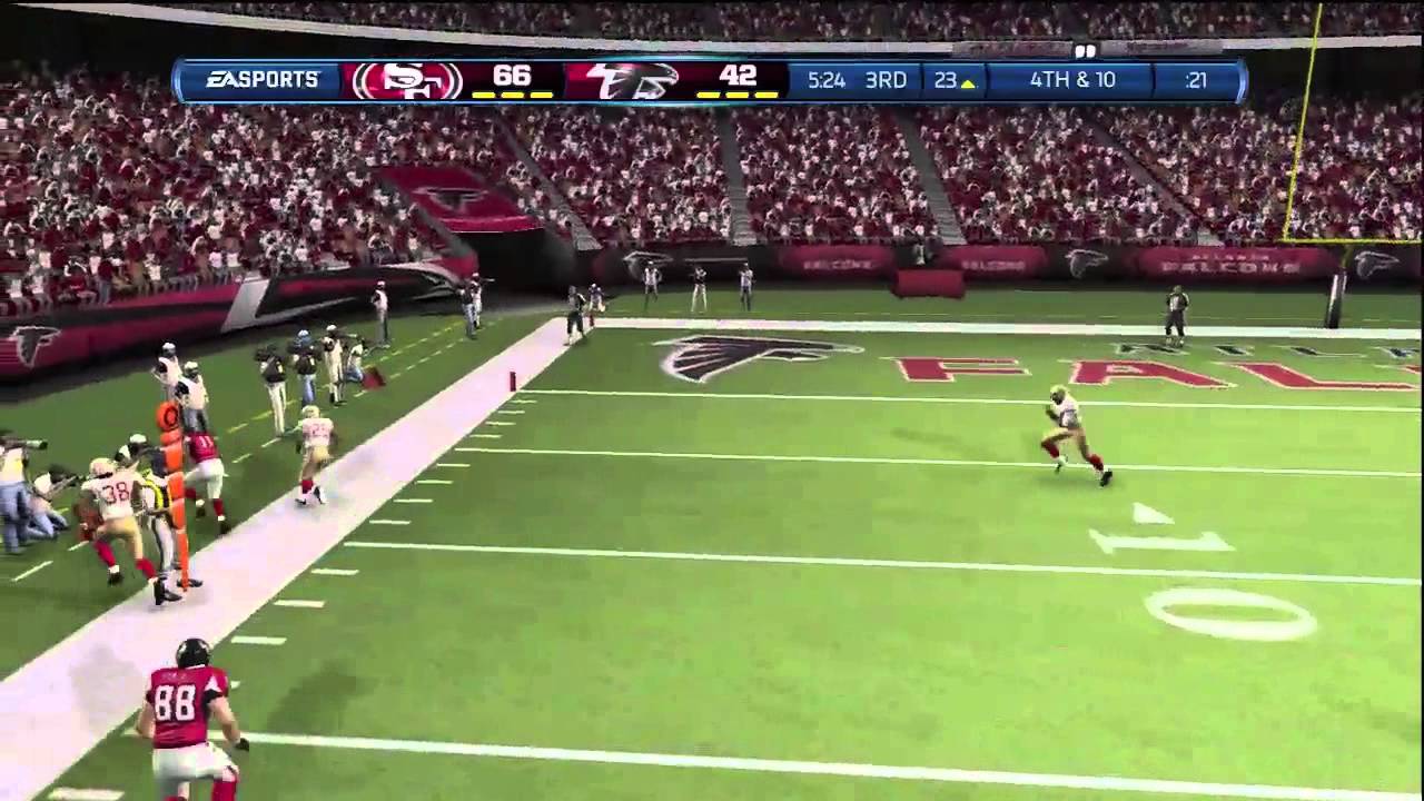 Madden 13 online Ranked game 100 point game