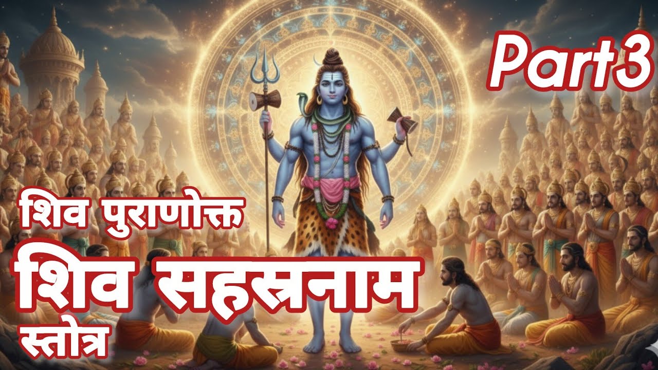 शिव पुराणोक्त शिव सहस्रनाम स्तोत्र | Shiv Sahasranama Stotram from Shiva Purana | Divine Power