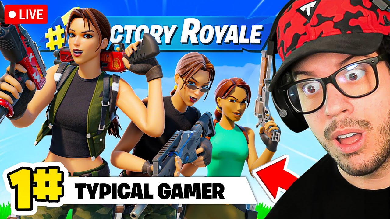 NEW LARA CROFT! FNCS TRIOS DIVISION 2! (Fortnite)