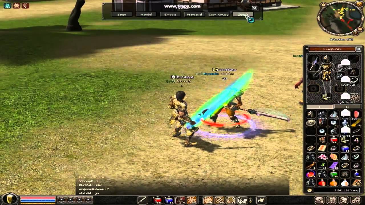 Zamiana bojowego +9 na miecz Trytona + test by JohnnyB w HD
