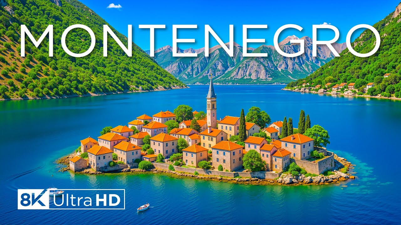 Montenegro 8K &ndash; Scenic Adriatic Views, Ancient Fortresses & Mountain Serenity - Relaxing Music