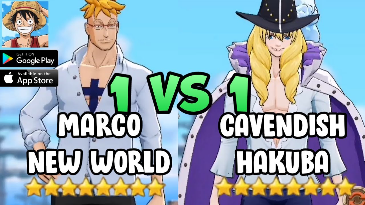 🔥🔥 PVP No 1 New World Marco NW B 8 * Star vs SSR Cavendish B 8 * Star  - One Piece Burning Will OPBW