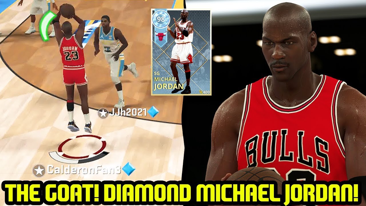 DIAMOND MICHAEL JORDAN CARRIES MY WHOLE TEAM! THE GOAT! NBA 2K18 MYTEAM GAMEPLAY