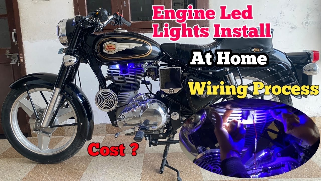 Bullet Led Lights Install At Home Wiring Process Full Vlog | Bullet Modification