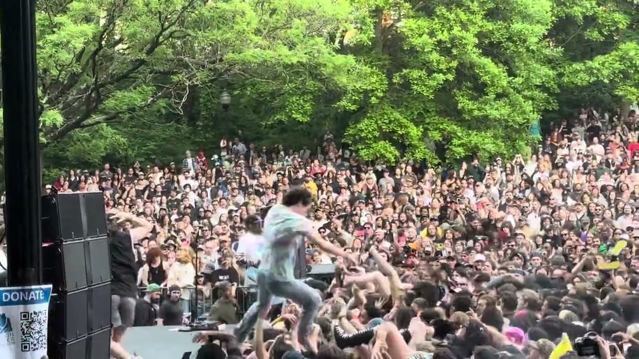 Turnstile - Never Enough live  debut at Wyman Park Dell 5-10-25