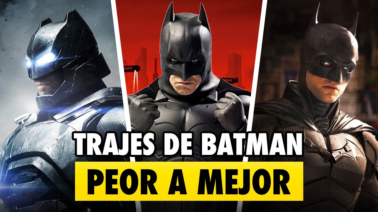 Ranking De Todos Los Trajes De BATMAN Del PEOR Al MEJOR
