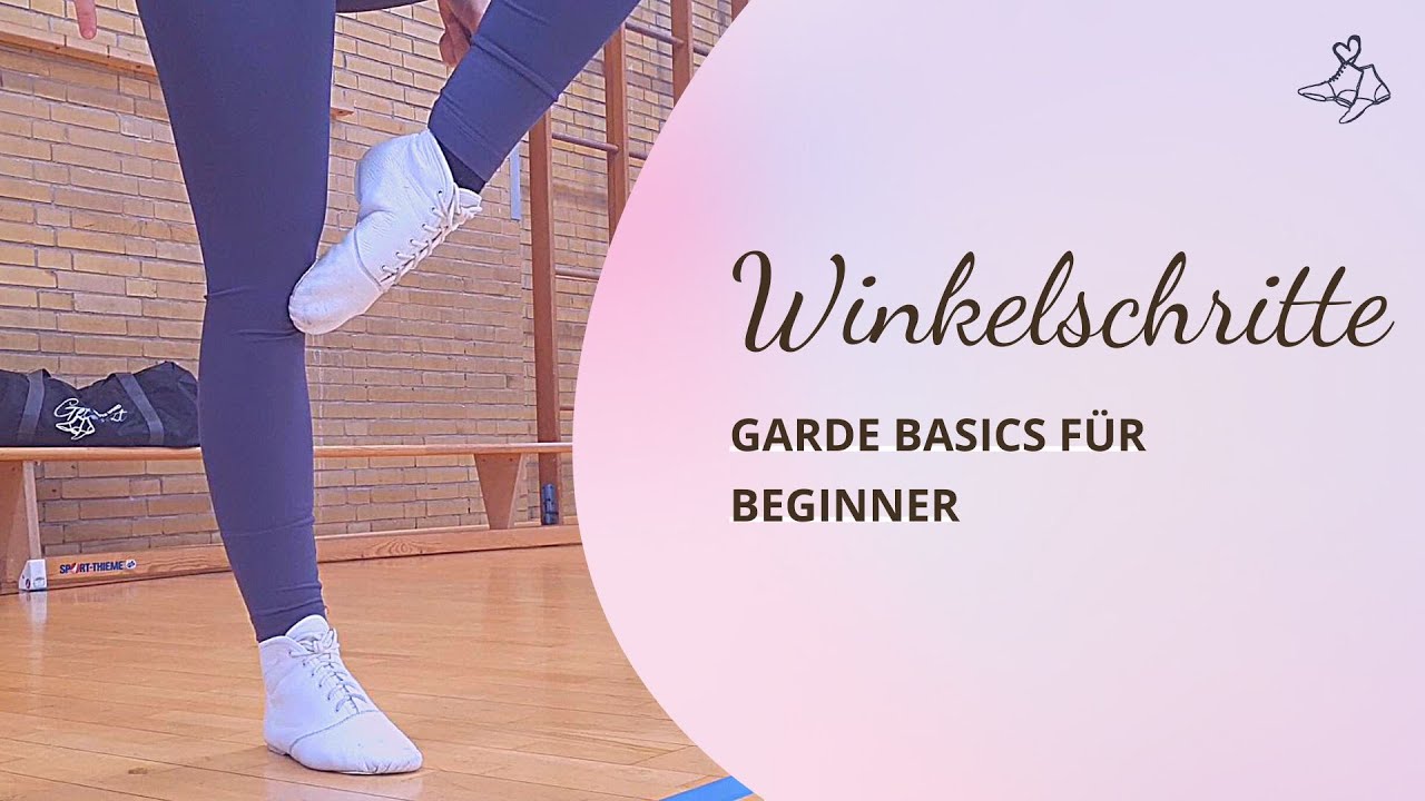 Winkelschritte | Basics für den Gardetanz einfach erklärt