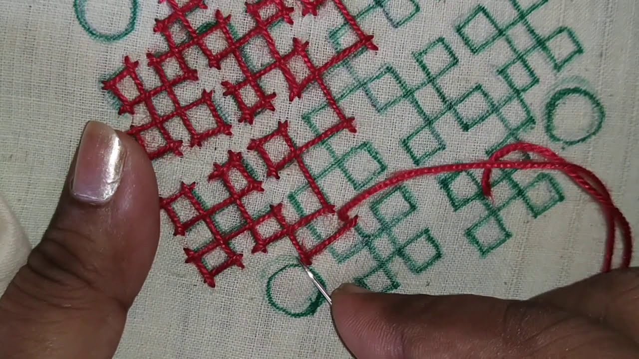 130.sindhi embroidery, kutch work, gujrati stitch (Part1)