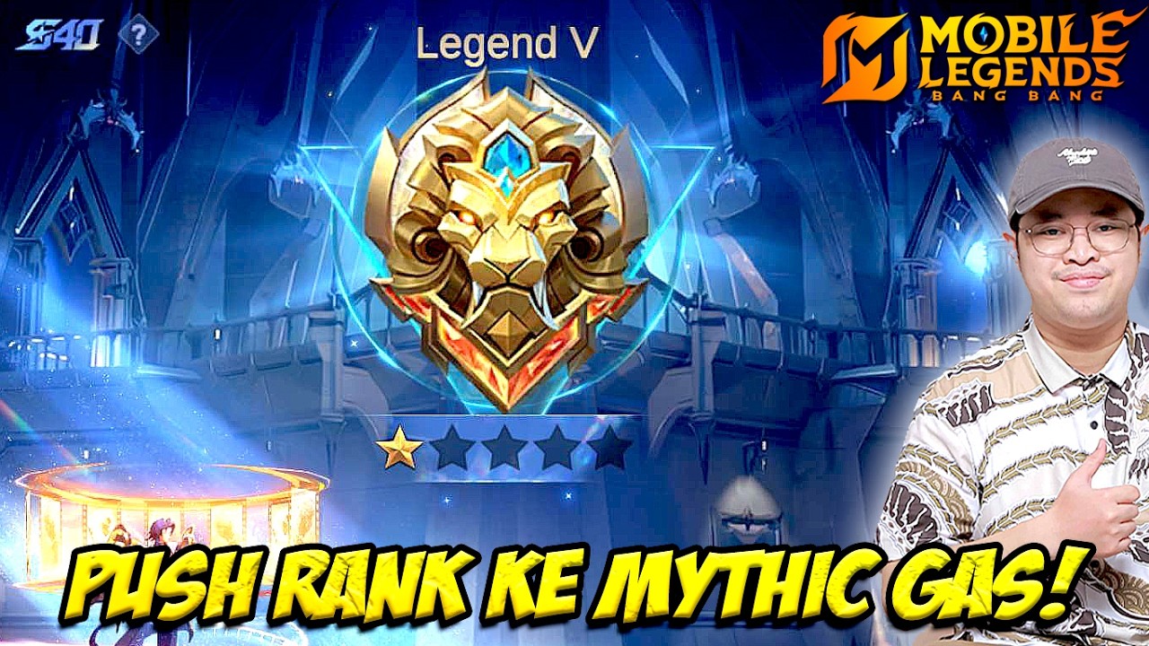 🔴 LIVE PUSH RANK LEGEND V KE MYTHIC DI SEASON 40 + MABAR VIP JUMAT WS ❗ LIVE STREAM MOBILE LEGENDS