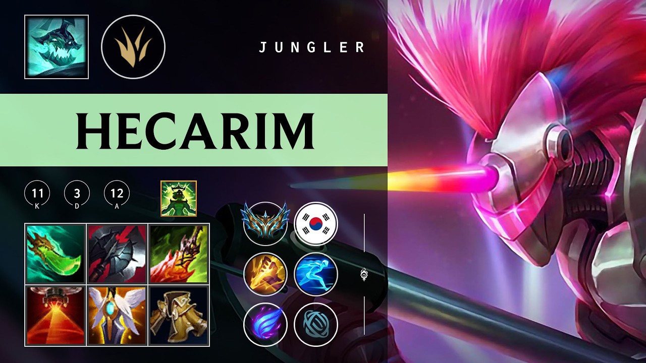 Hecarim Jungle vs Skarner - KR Challenger Patch 26.06