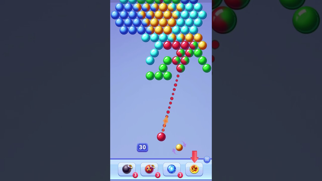 Bubble shooter game #shorts