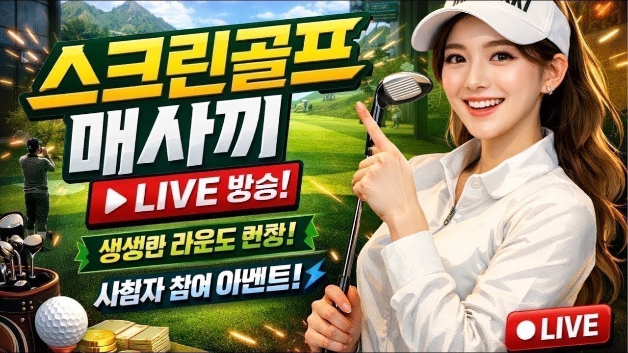 [매사끼] 라이브 방송 2026.3.5 #스크린골프 #골프 #라이브 #Live #Golf #홀인원 #골프존nx #asmrsounds 