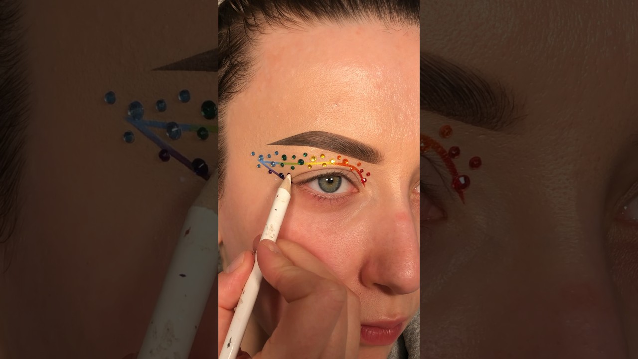 pride inspired makeup🏳️&zwj;🌈❤️ #makeuptutorial #pride