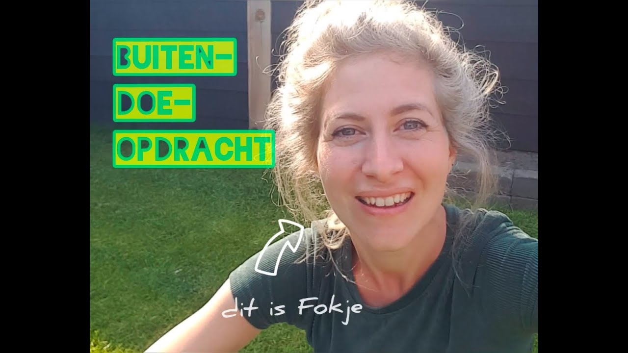 BUITEN-DOE-OPDRACHT - lig in het gras