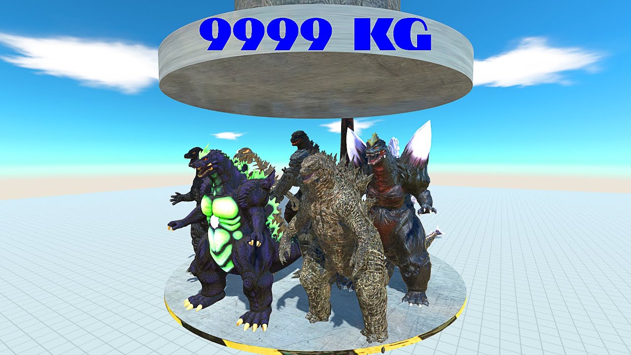 Crush Everything With Hydraulic Press - Animal Revolt Battle Simulator
