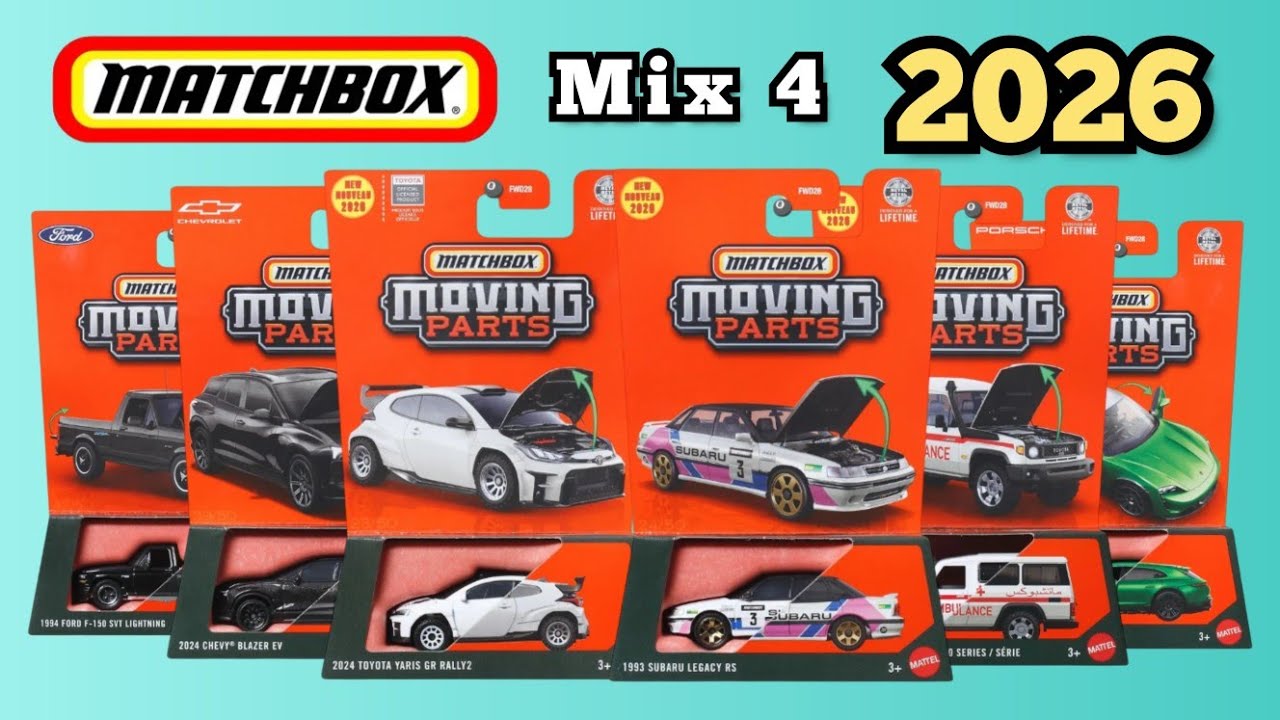 Matchbox 2026 Moving Parts Mix 4