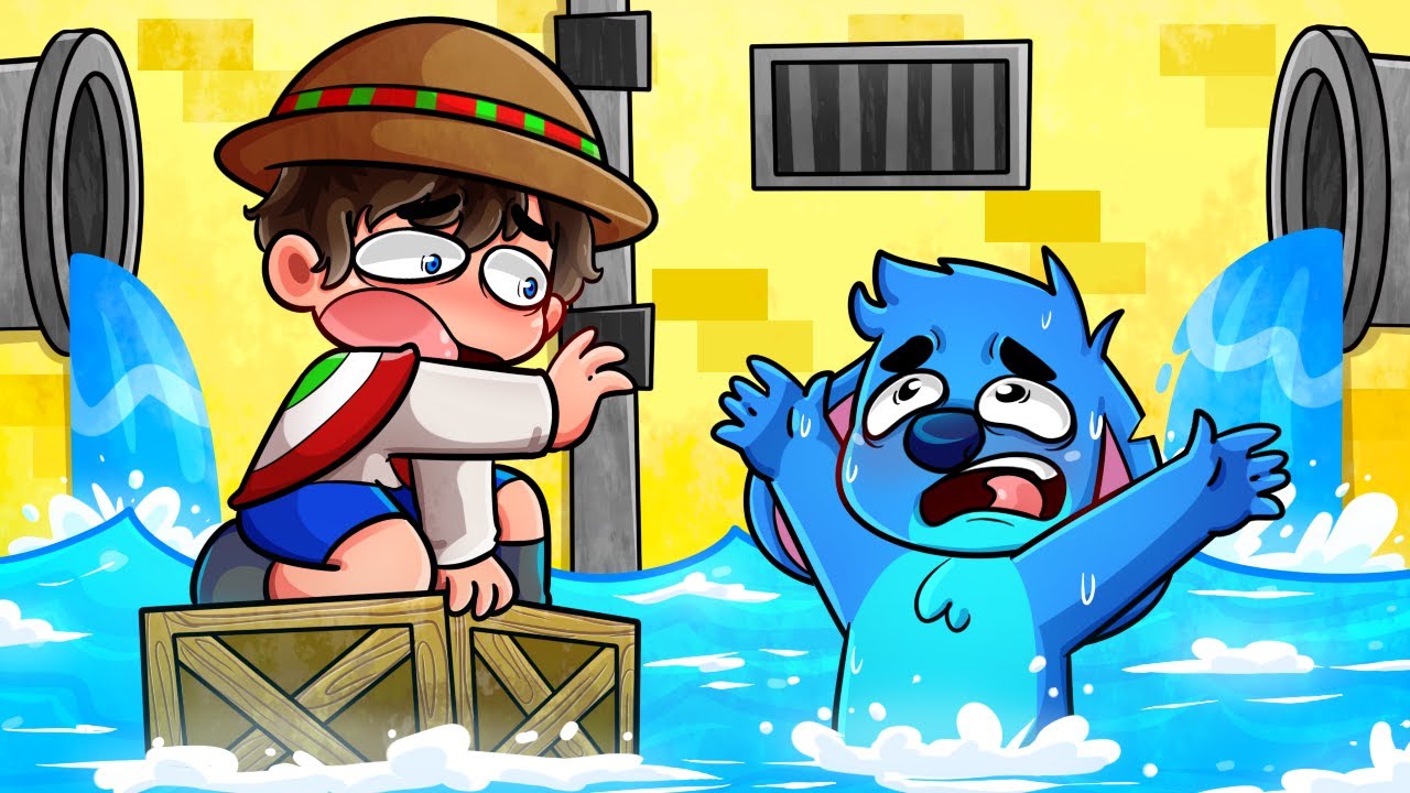 ¡ESCAPAMOS DE LA INUNDACIÓN! 🌊😱 ¿SOBREVIVIREMOS? FLEXVEGA y SILVIOGAMER en MINECRAFT