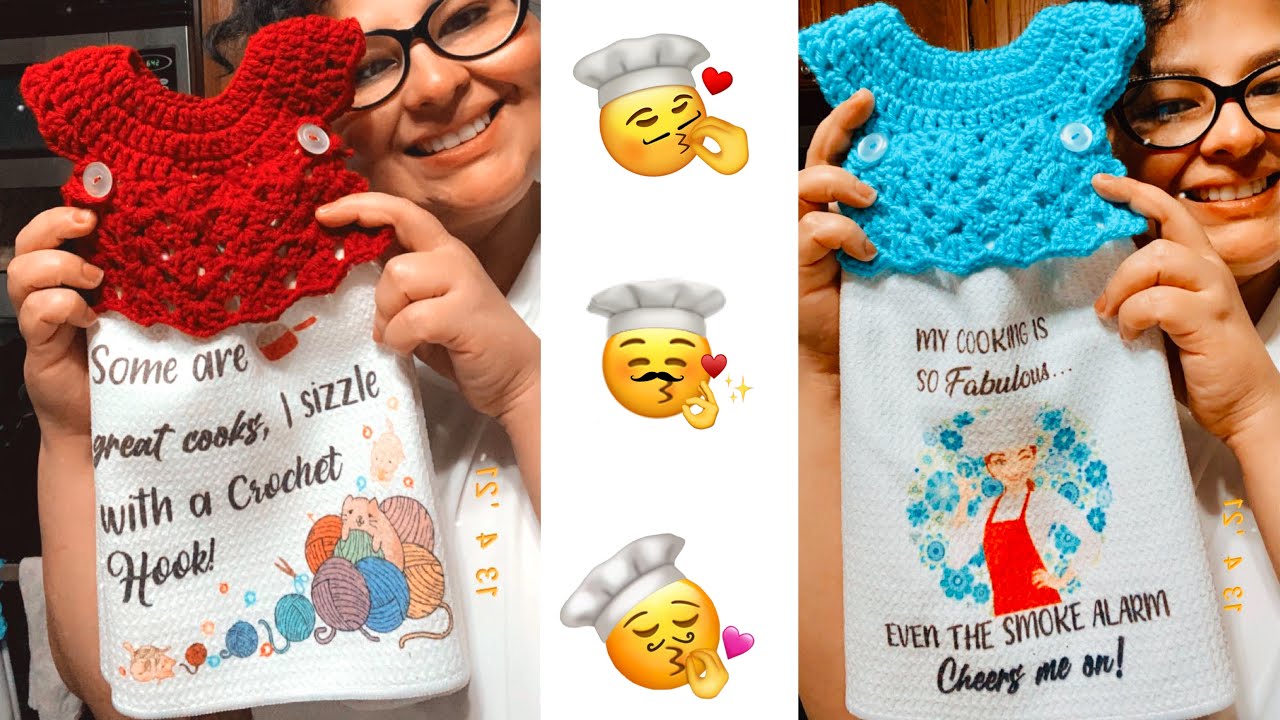 Toallas Secadores para la Cocina Tejidas a Crochet