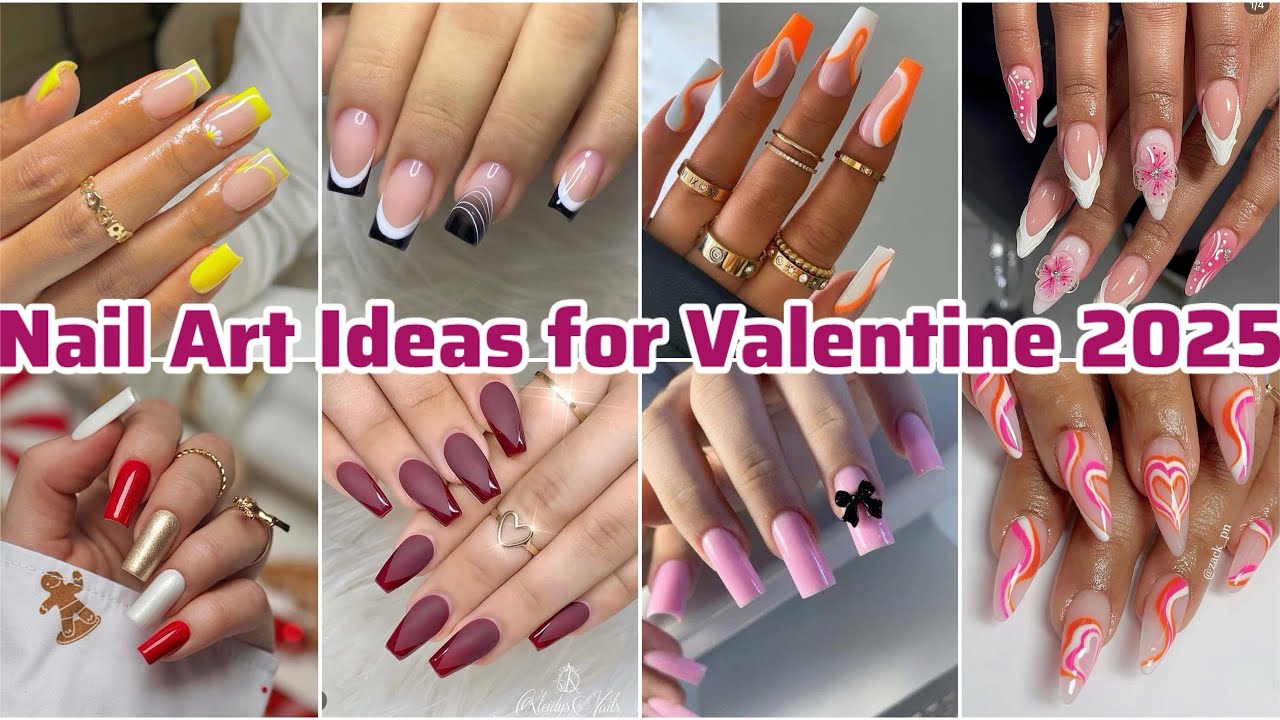 🔥Mind Blowing VALENTINE Nail Art Designs For 2025