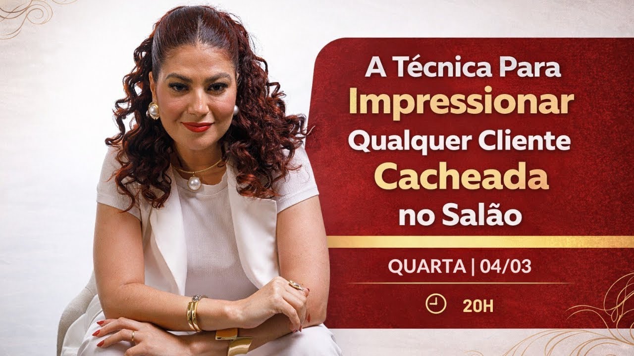 A TÉCNICA PARA IMPRESSIONAR QUALQUER CLIENTE CACHEADA NO SALÃO