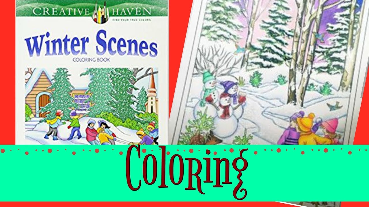 Creative Haven Winter Scenes | Snowmen Fun