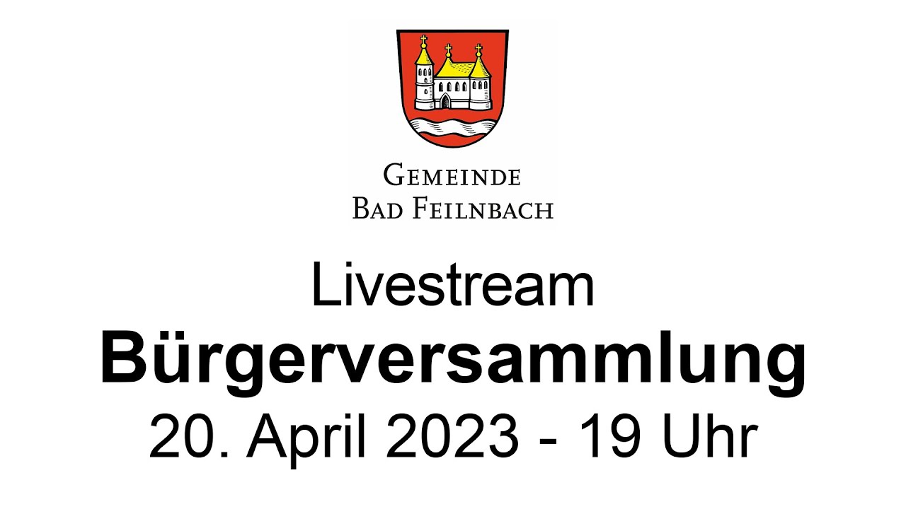 Bürgerversammlung 2023