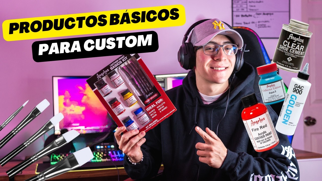¿Qué productos necesito para personalizar tenis? | Pinturas Angelus