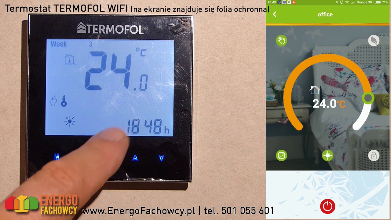 Termoregulator Termofol Wifi - jak połaczyć z telefonem