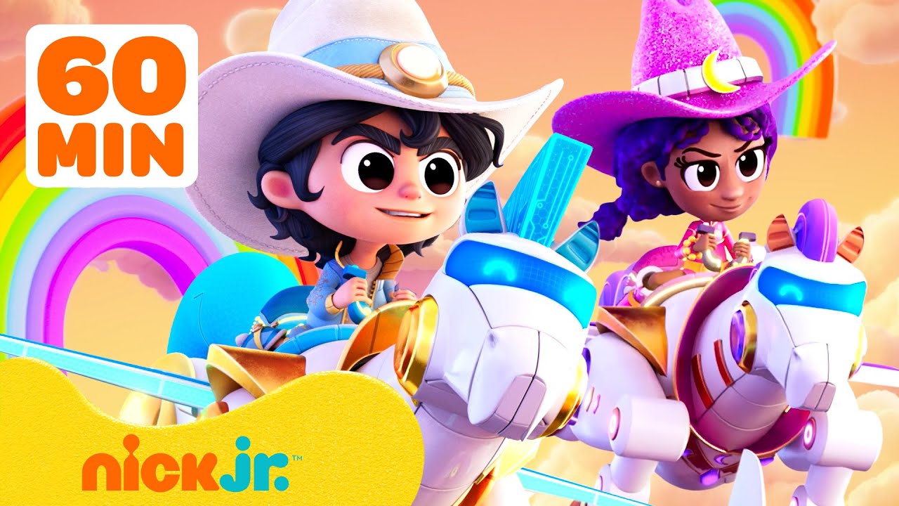 Kid Cowboy Every Robohorse Race and Guess the Gadget! | Nick Jr.