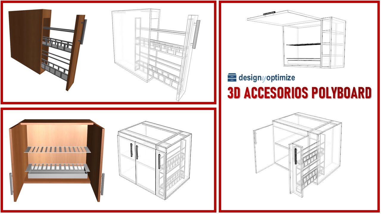 Añadir Accesorios 3D a Los Muebles en Polyboard