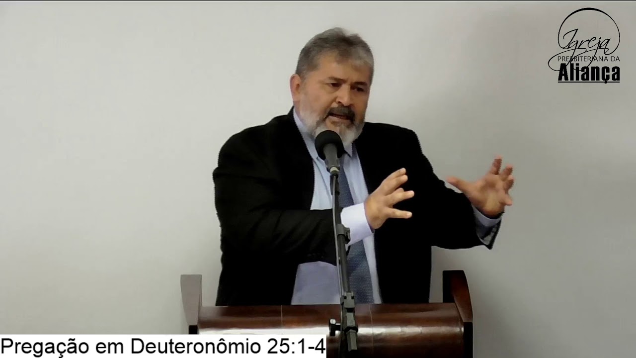 Pregação em Deuteronômio 25:1-4 - Pr. Paulo Brasil - IPA