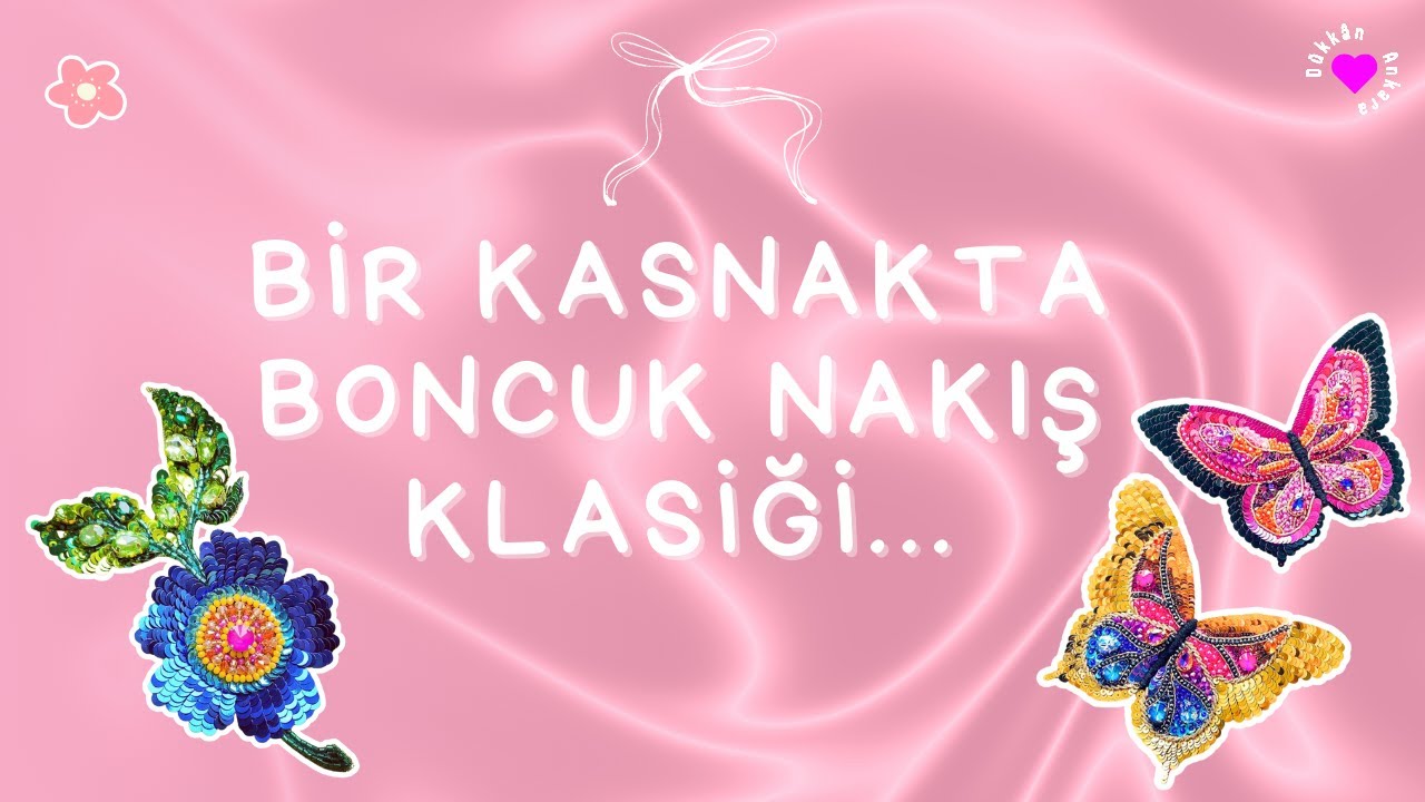 Bir Kasnakta Boncuk Nakış Klasiği...