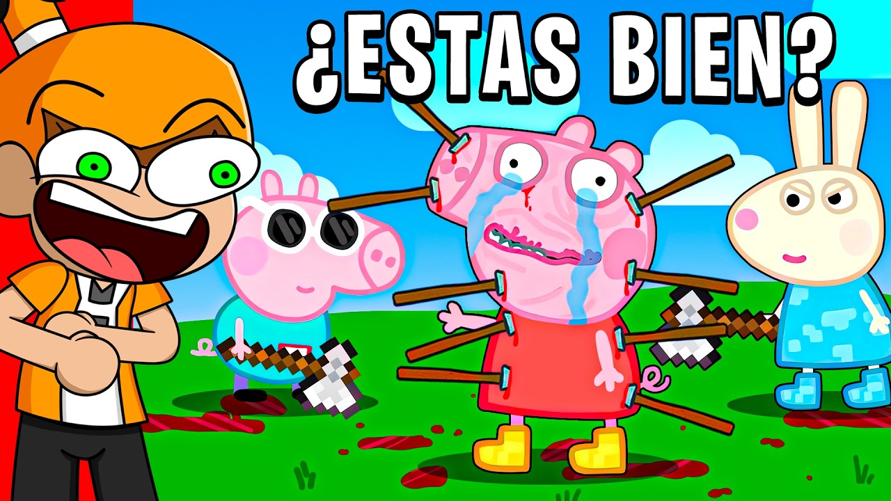 Reaccioné a Peppa Pig Se Pasa Minecraft! Palmita