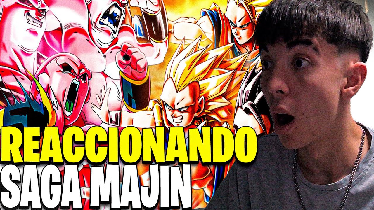 REACIONANDO AL RAP DE LA SAGA MAJIN| DRAGON BALL RAP| KBALLERO