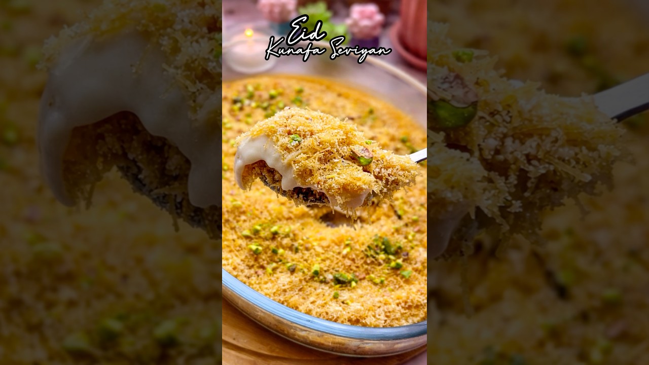 Eid Special Dessert | Royal Kunafa Style Seviyan #shorts #eidspecial