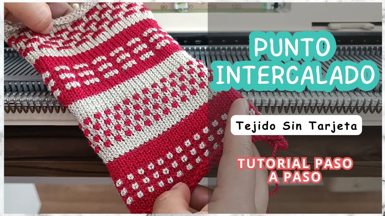 PUNTO INTERCALADO Tejido a Máquina - SIN TARJETA | Comfy Tejidos
