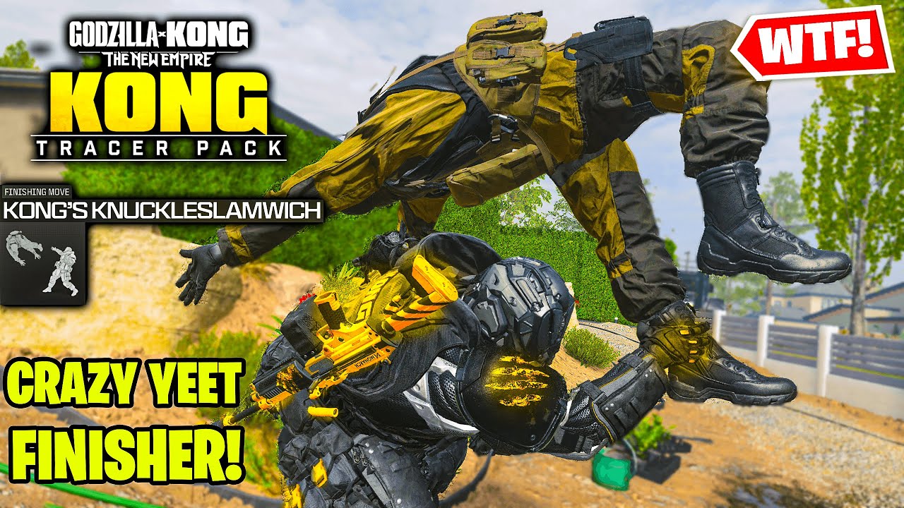 NEW Tracer Pack KONG BUNDLE with YEET FINISHER in MW3 WARZONE 🦍 (Godzilla x Kong The New Empire)