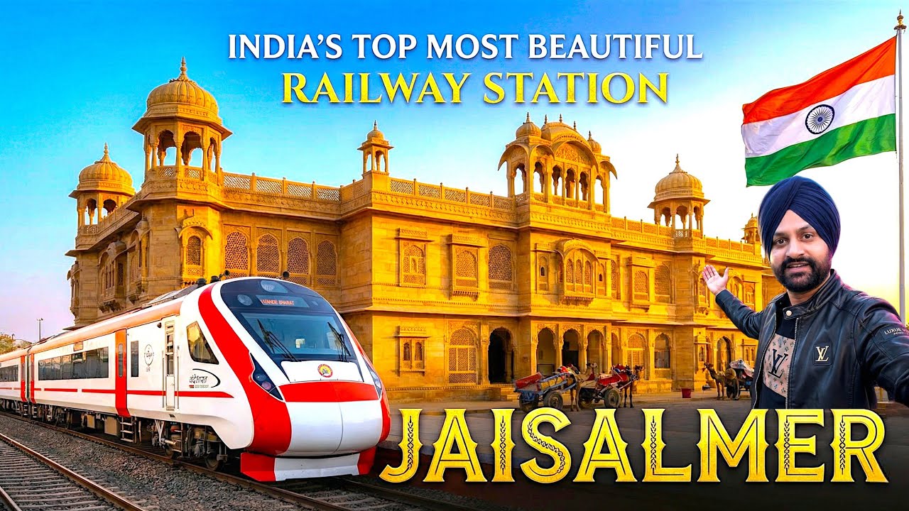 Jaisalmer India's Top Most Beautiful Railway Station ★ A Full Overview of Jaisalmer Railway Station