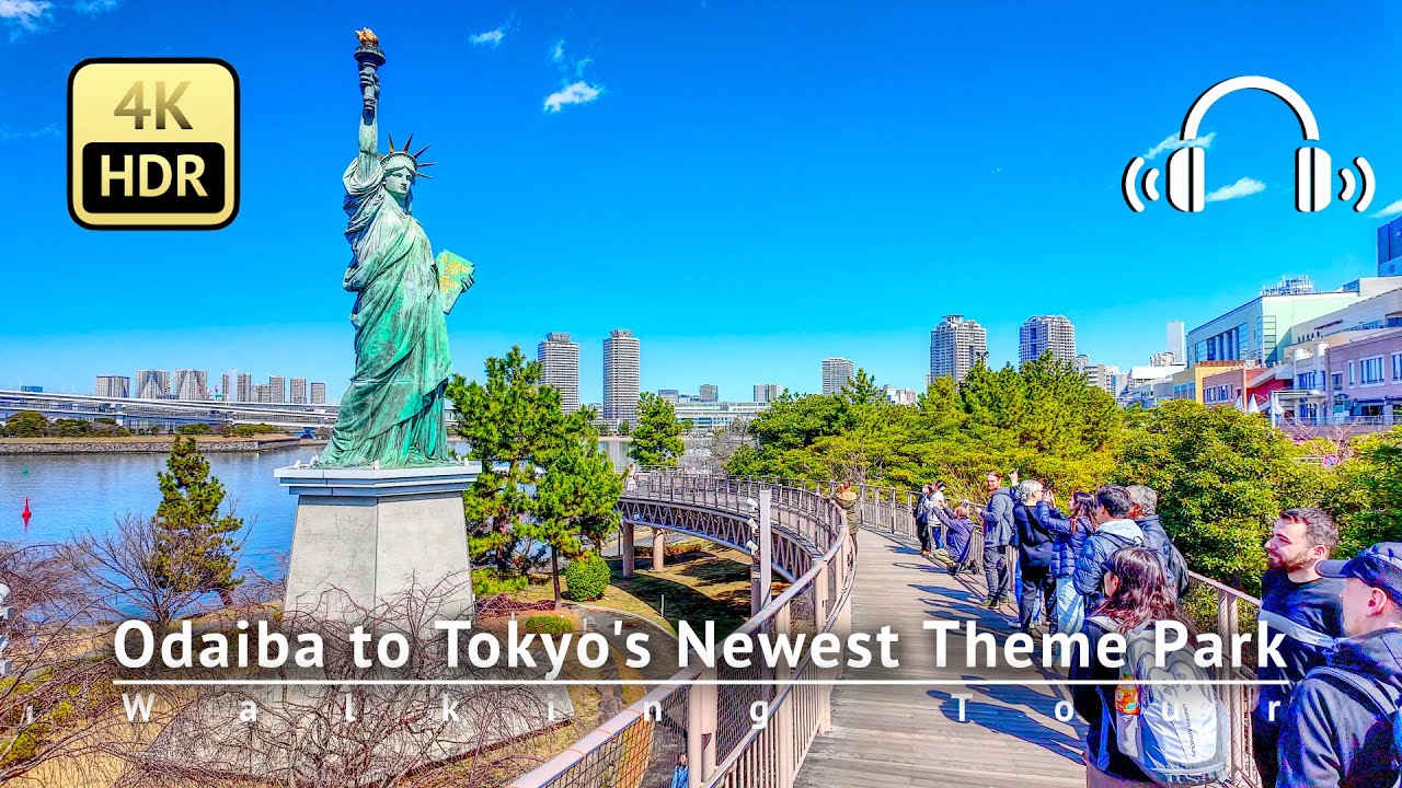 Japan - Odaiba Walk to Tokyo's Newest Theme Park 