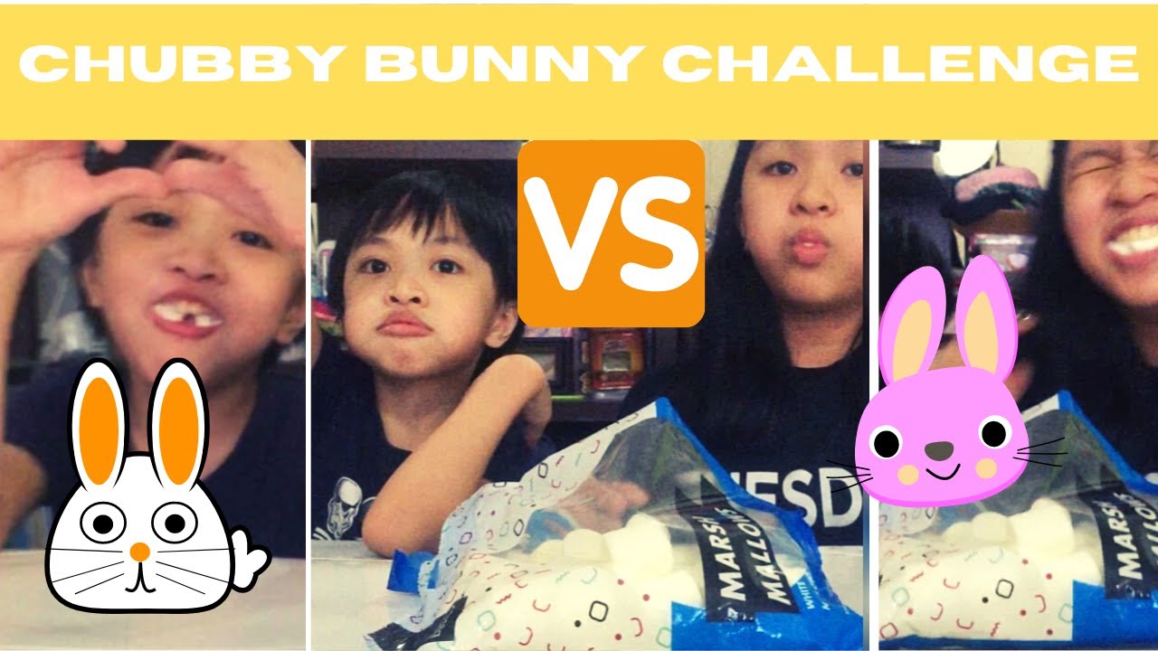 CHUBBY BUNNY CHALLENGE  WITH A TWIST - ETHAN VS CHASIA