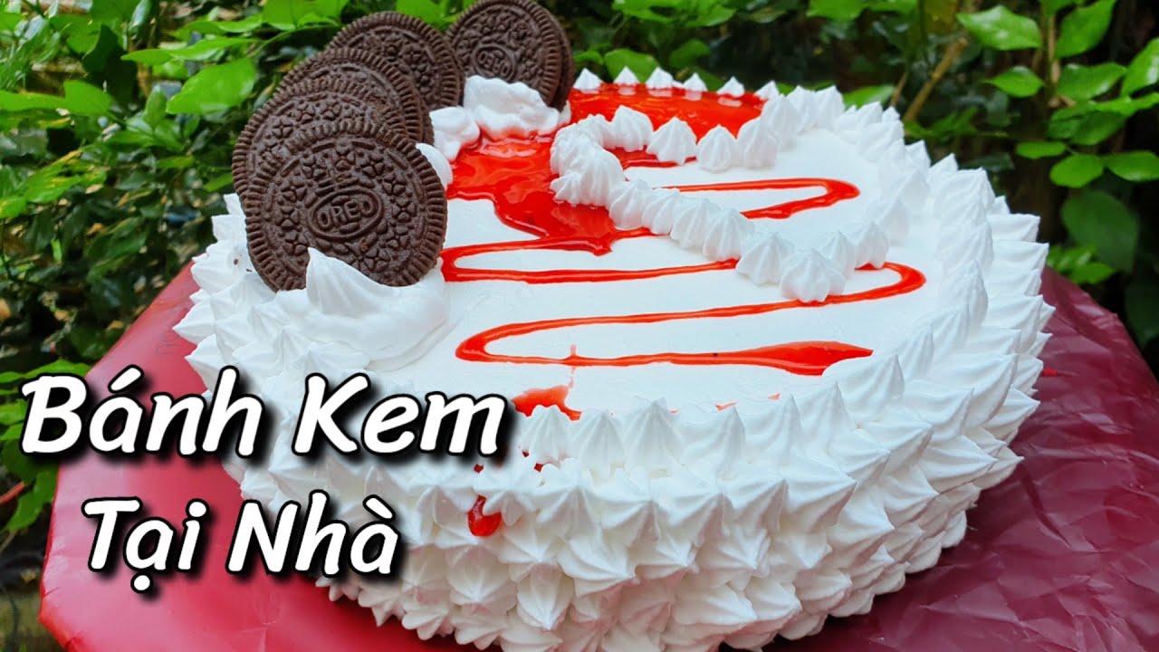 Bánh Kem Gia Đình✅Cách Làm Bánh Kem Tại Nhà Nhanh Gọn Nhất |Lê Phúc Vlog