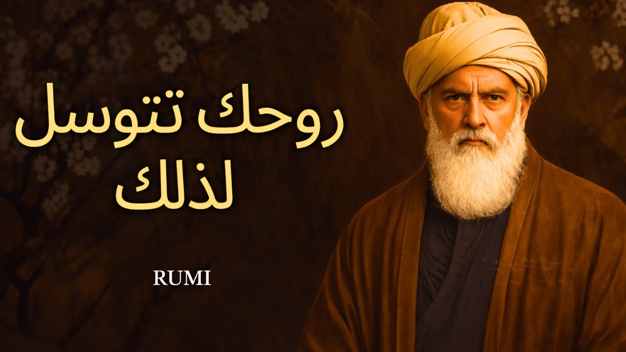 توقّف عن البحث… وستسمع الجواب فورًا من روحك | الرومي (قانون التجرّد الصوفي)