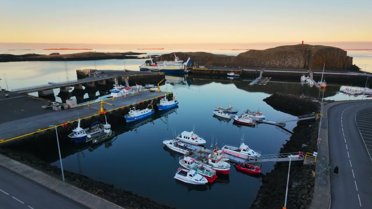 Stykkishólmur in winter