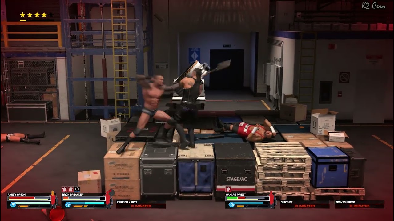 Бой 6 на 6 - WWE2K25