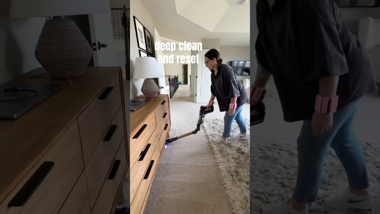 kitchen deep clean, degrease and house reset #cleaningmotivation #asmr #deepcleaning #cleaning