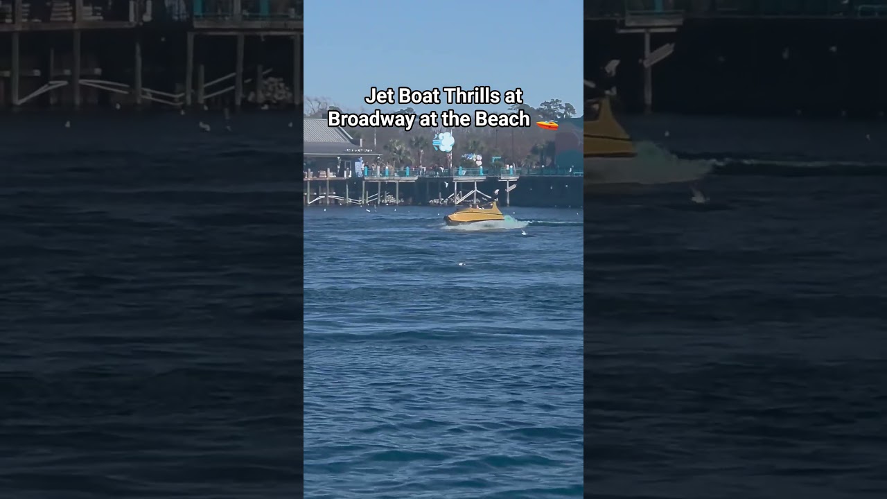 Most Insane Jet Boat - Jet Boat Thrills at Broadway at the Beach 🚤💨