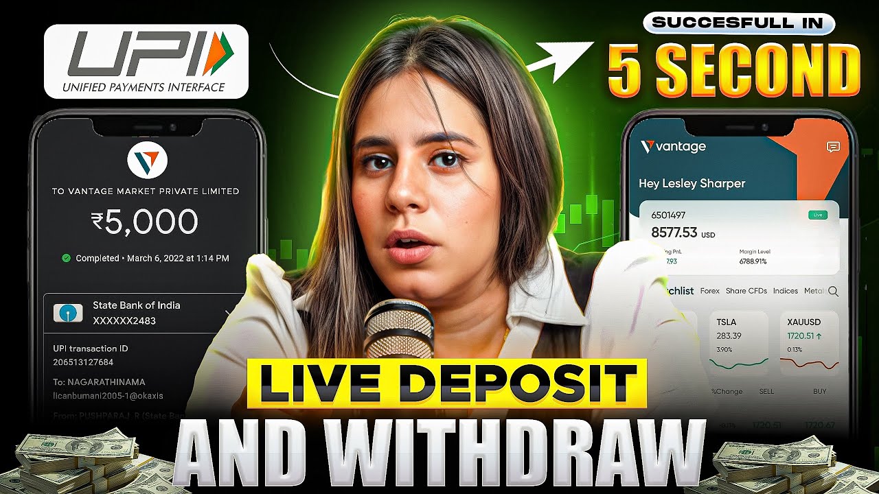Vantage Deposit & Withdraw (with PROOF) | Fast and Safest Method | Girl Who Trades