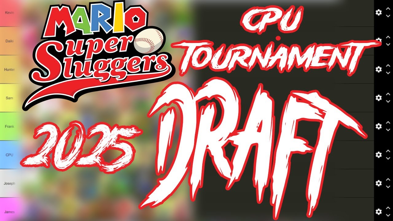 Mario Super Sluggers 2025 CPU Tournament - Draft